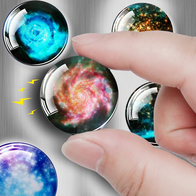 FINDMAG 24 Pack Refrigerator Magnets Decorative, Whiteboard Magnets, Glass 3D Cute Fridge Magnets, Small Magnet for Fridge, Office, Home, Kitchen, Cabinet, Whiteboard, Photo, Gift, Valentine's Day - Image 5